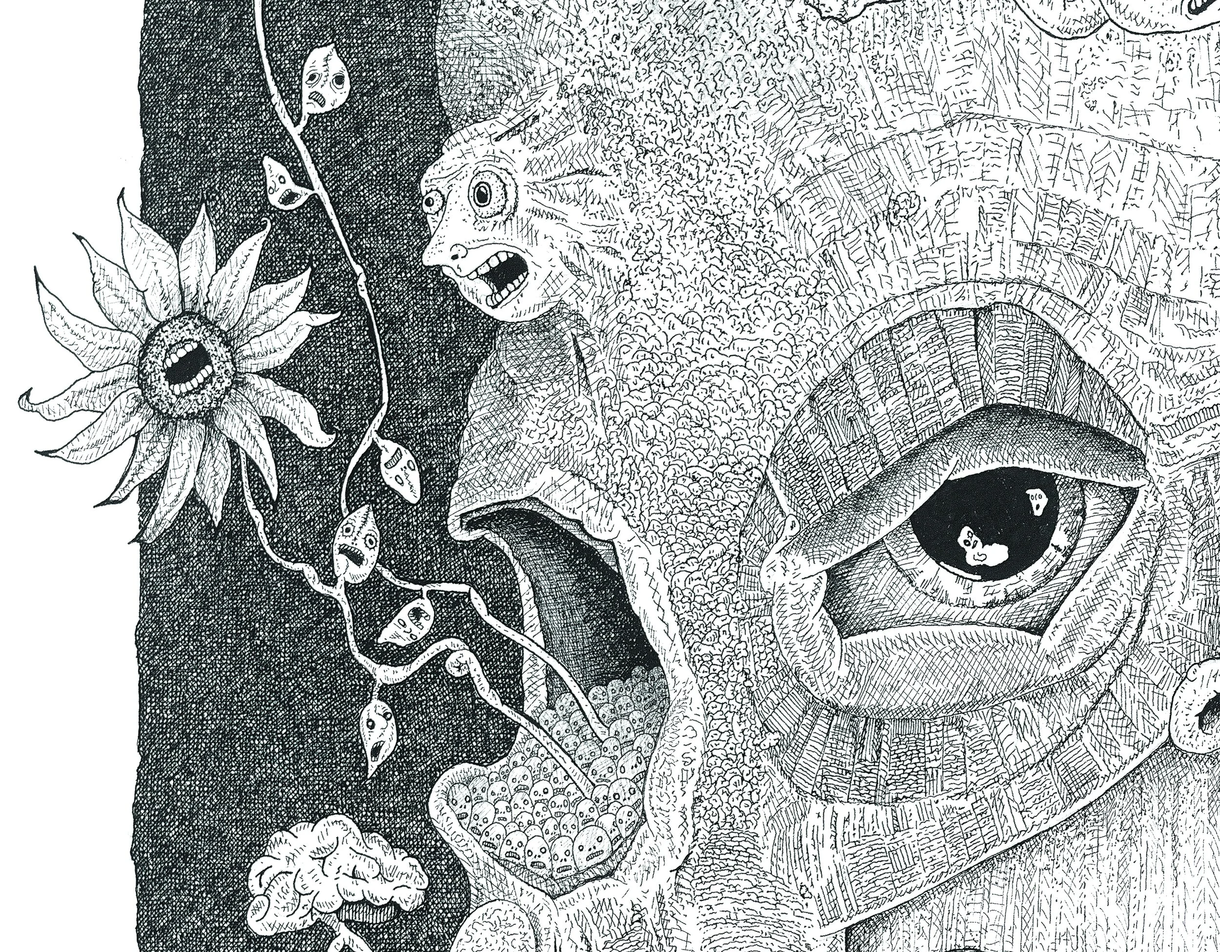 Hear Nothing See Nothing Say Nothing Feel Nothing Print. Edition